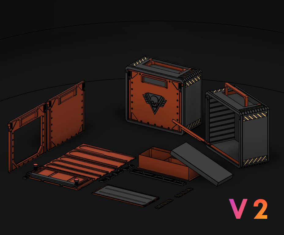 Simple Mini Storage - Kill Squad all-in-one carry case.
